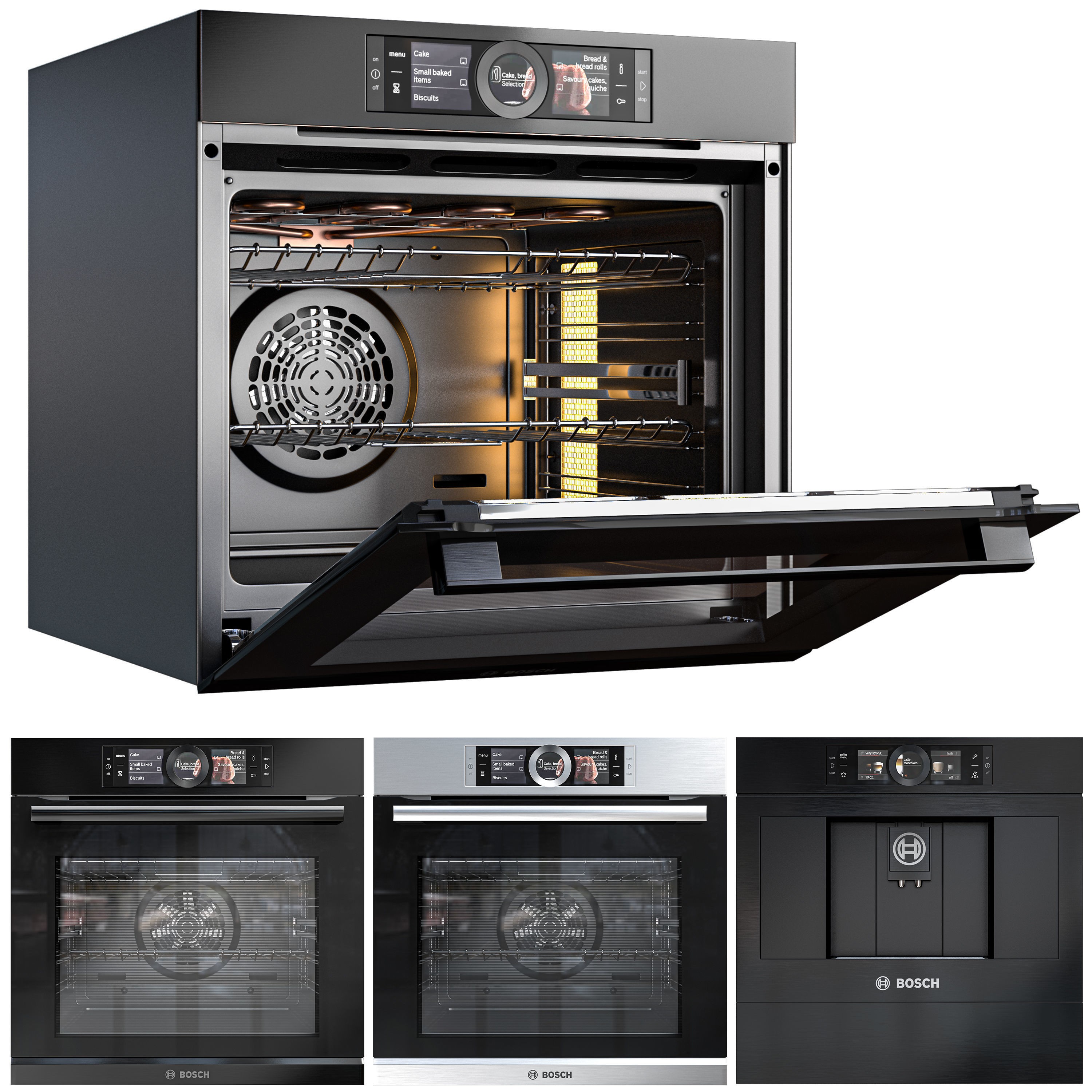 Bosch Kitchen Appliances - Low-Poly Game-Ready 3D Model - View 6