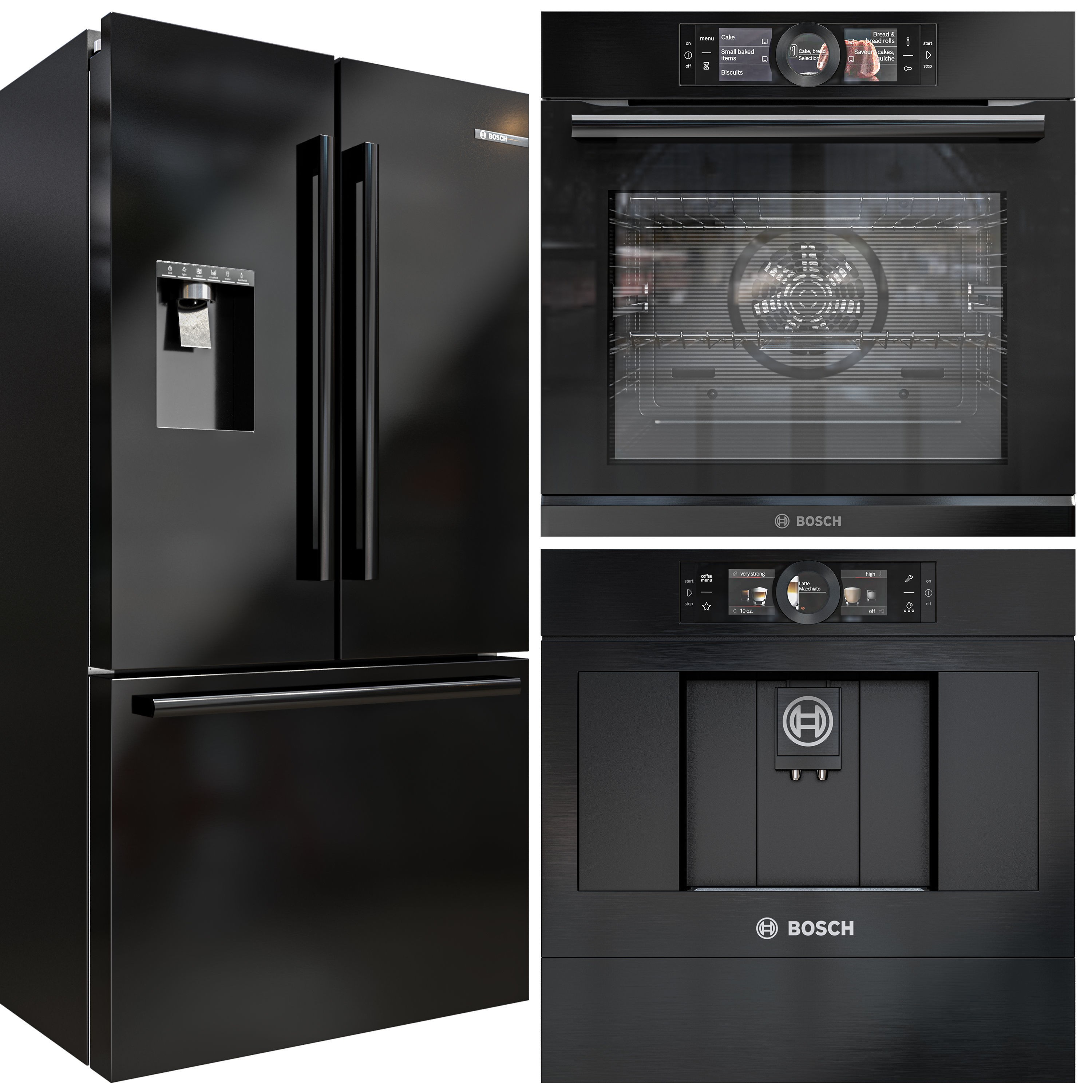 Bosch Kitchen Appliances - Low-Poly Game-Ready 3D Model - View 7