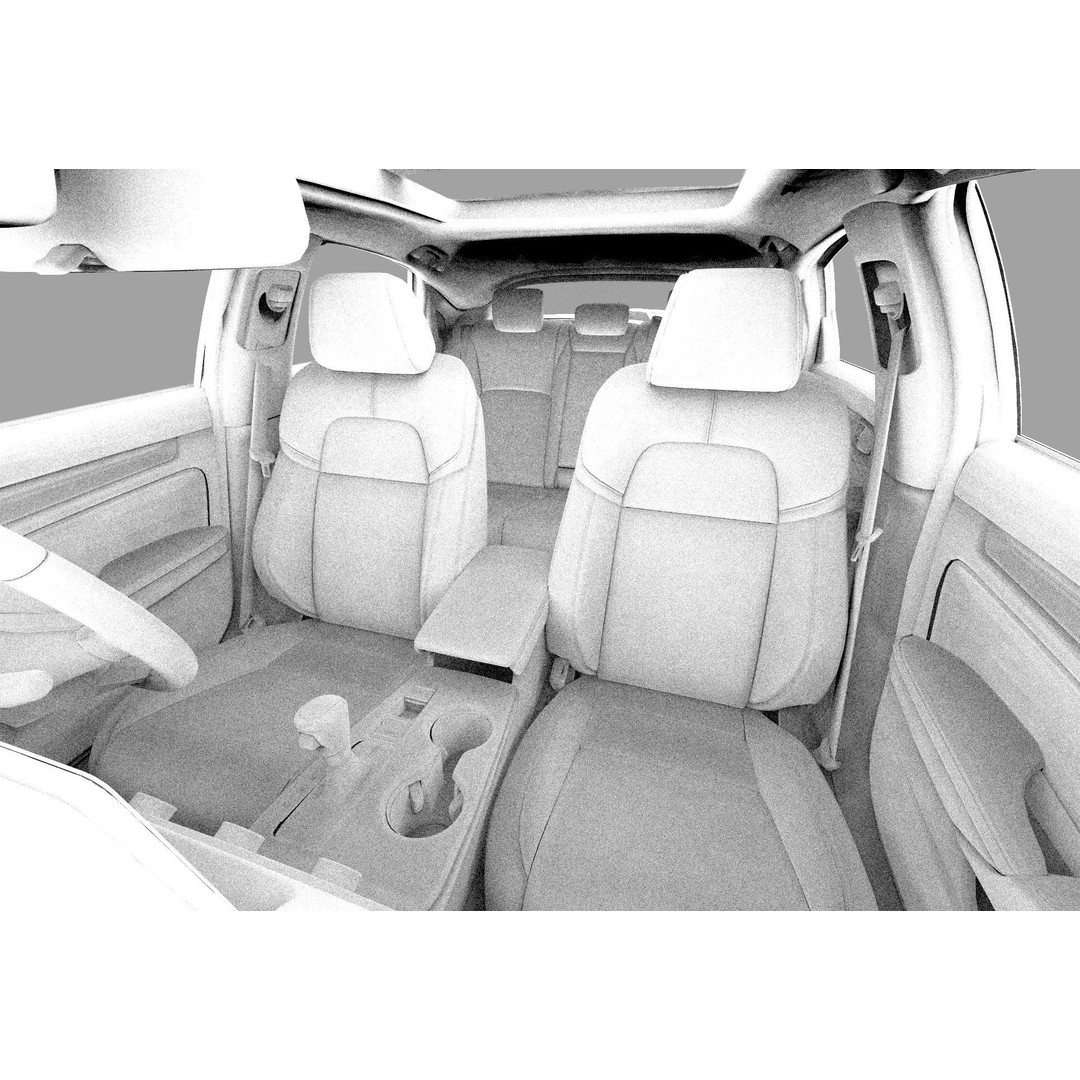 Honda Civic Hatchback 3D Model – High Poly Mugen Bodykit, FBX, OBJ, Blender - View 47