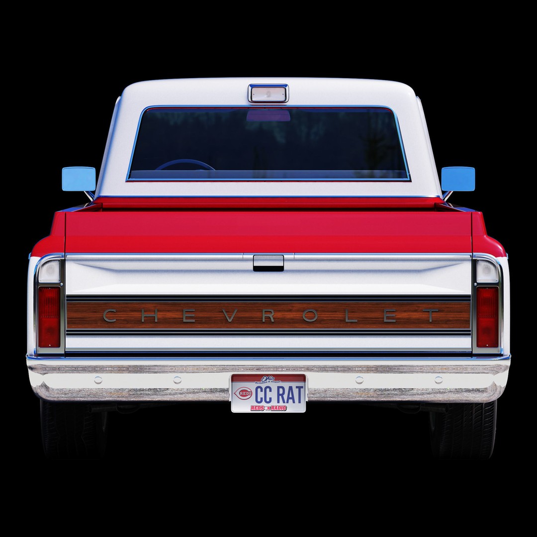 Chevrolet C10 3D Model – High Detail Vintage Truck, FBX - View 15
