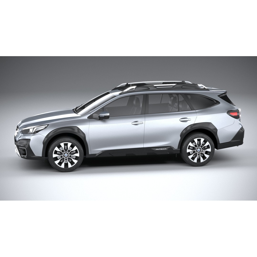 Subaru Outback Active 2024 3D Model – High Poly, Game Ready, FBX, OBJ - View 10