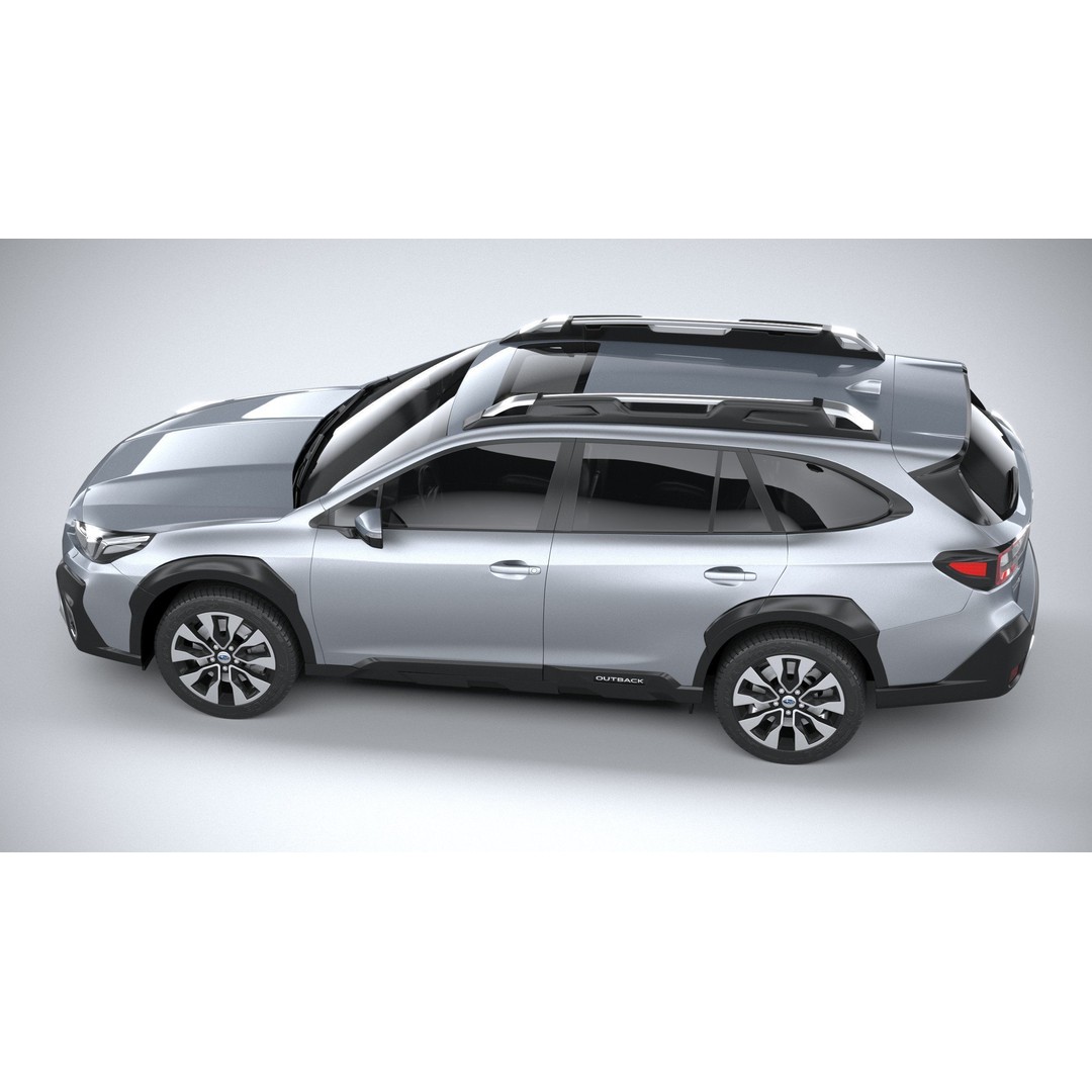 Subaru Outback Active 2024 3D Model – High Poly, Game Ready, FBX, OBJ - View 11