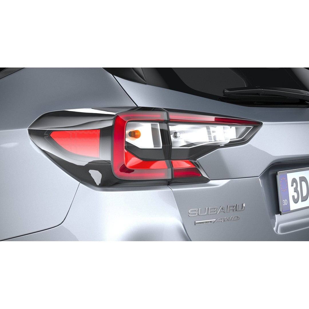 Subaru Outback Active 2024 3D Model – High Poly, Game Ready, FBX, OBJ - View 17