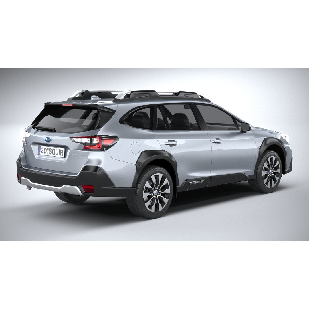Subaru Outback Active 2024 3D Model – High Poly, Game Ready, FBX, OBJ - View 19