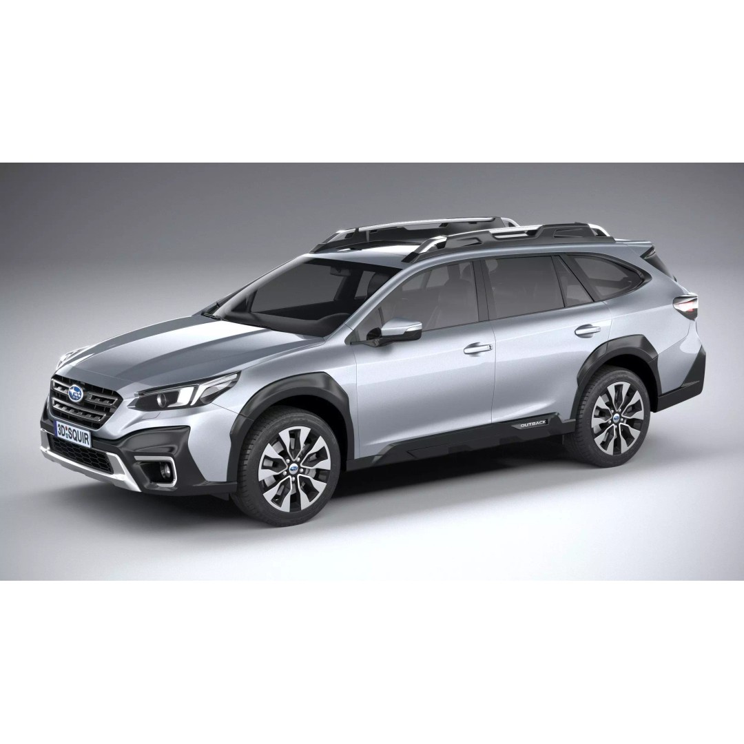 Subaru Outback Active 2024 3D Model – High Poly, Game Ready, FBX, OBJ - View 2