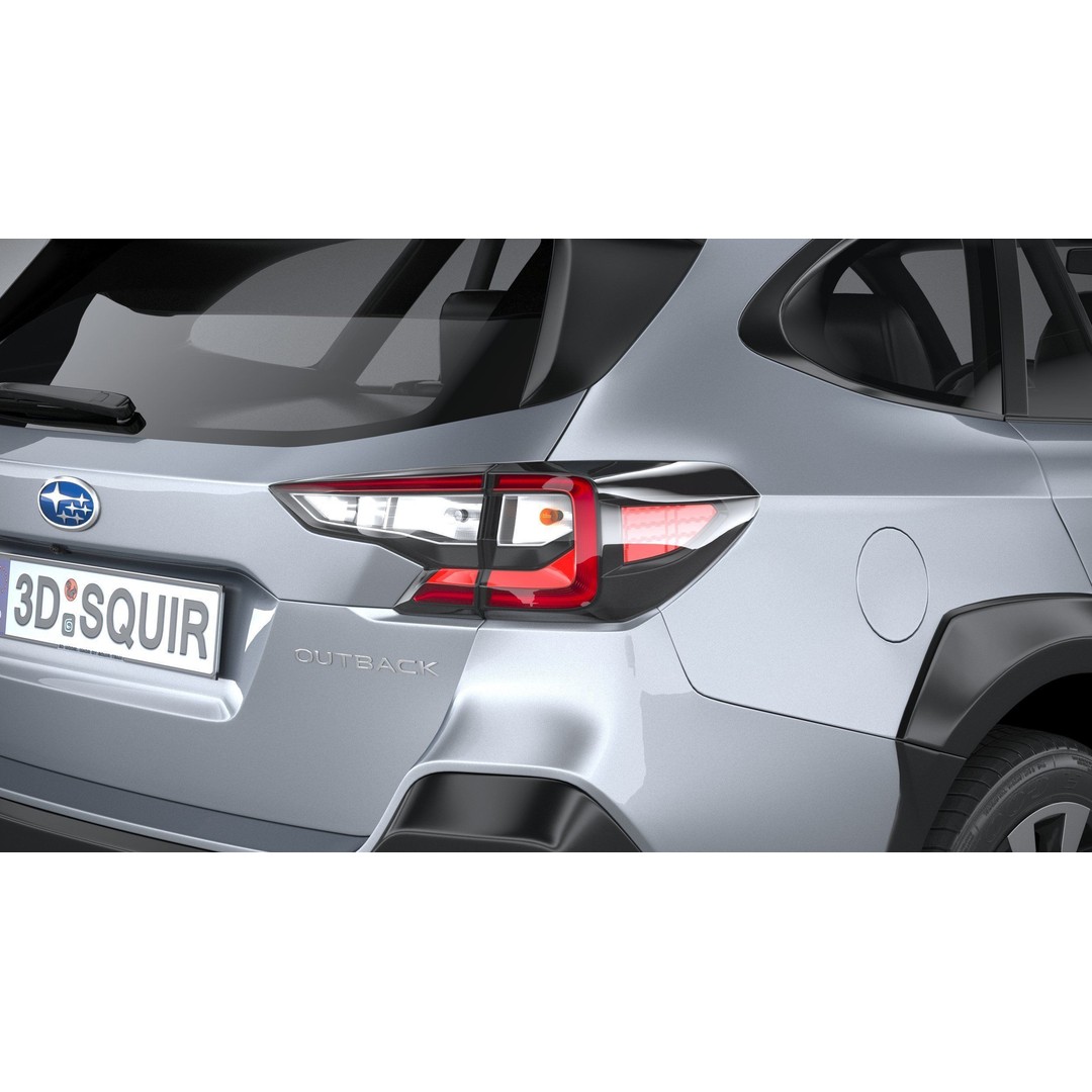 Subaru Outback Active 2024 3D Model – High Poly, Game Ready, FBX, OBJ - View 20