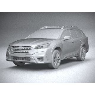Subaru Outback Active 2024 3D Model – High Poly, Game Ready, FBX, OBJ - View 22