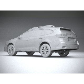 Subaru Outback Active 2024 3D Model – High Poly, Game Ready, FBX, OBJ - View 23