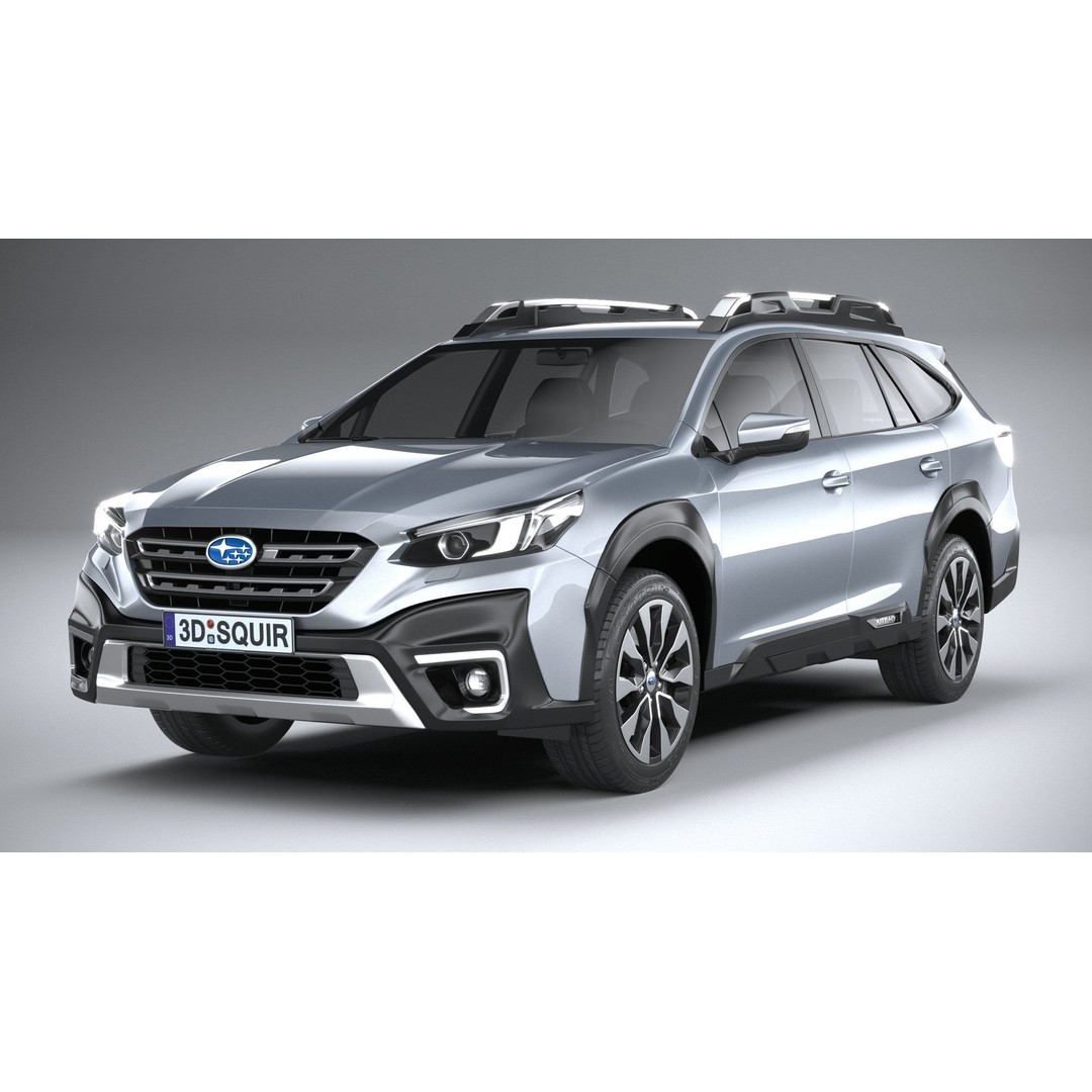 Subaru Outback Active 2024 3D Model – High Poly, Game Ready, FBX, OBJ - View 4