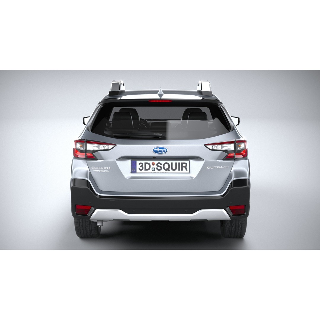 Subaru Outback Active 2024 3D Model – High Poly, Game Ready, FBX, OBJ - View 6