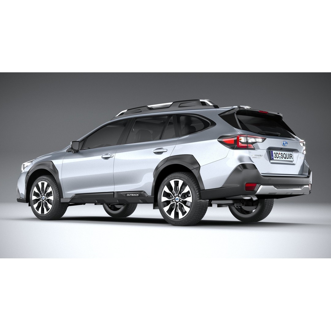Subaru Outback Active 2024 3D Model – High Poly, Game Ready, FBX, OBJ - View 7