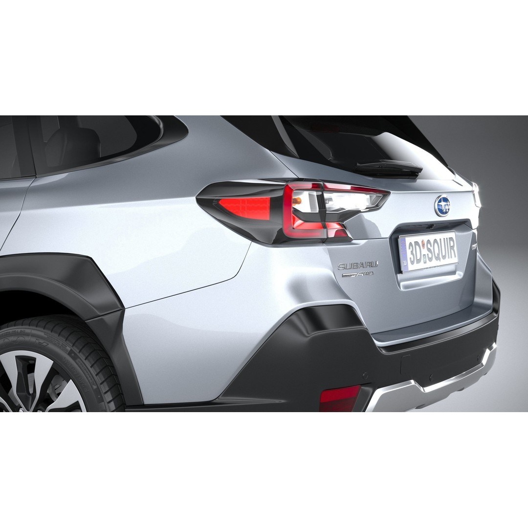 Subaru Outback Active 2024 3D Model – High Poly, Game Ready, FBX, OBJ - View 8