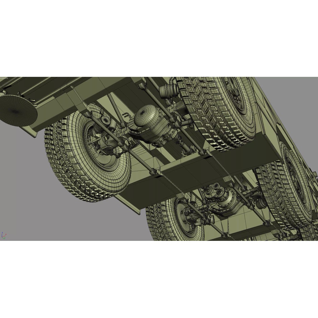 Terex Challenger 3160 Mobile Crane 3D Model – Detailed All Terrain Asset, FBX, OBJ