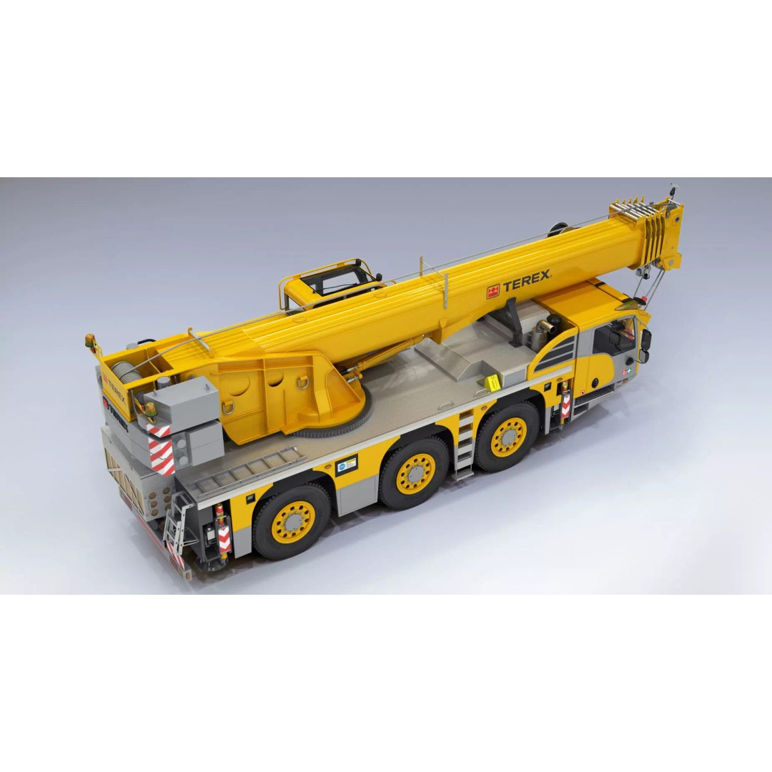 Terex Challenger 3160 Mobile Crane 3D Model – Detailed All Terrain Asset, FBX, OBJ - View 10