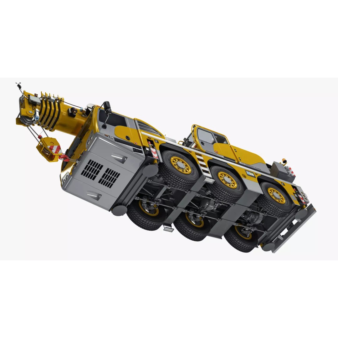Terex Challenger 3160 Mobile Crane 3D Model – Detailed All Terrain Asset, FBX, OBJ - View 15