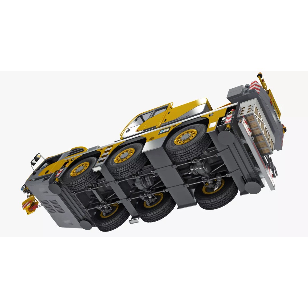 Terex Challenger 3160 Mobile Crane 3D Model – Detailed All Terrain Asset, FBX, OBJ - View 16