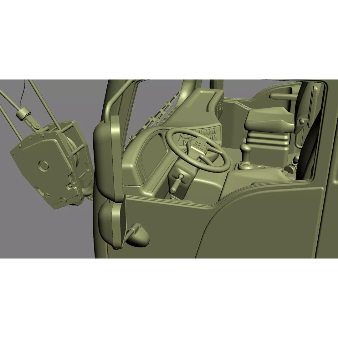 Terex Challenger 3160 Mobile Crane 3D Model – Detailed All Terrain Asset, FBX, OBJ - View 35