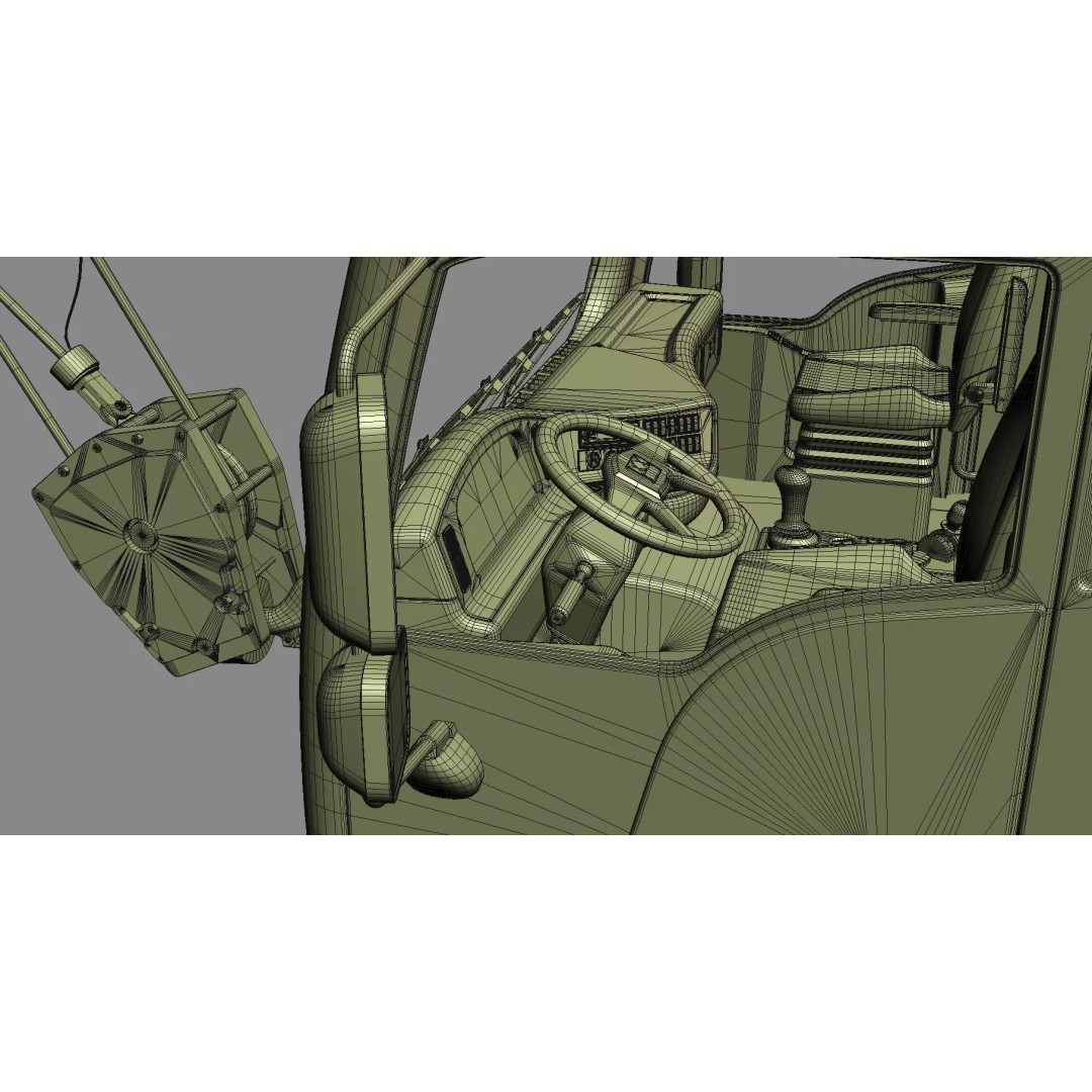 Terex Challenger 3160 Mobile Crane 3D Model – Detailed All Terrain Asset, FBX, OBJ - View 36