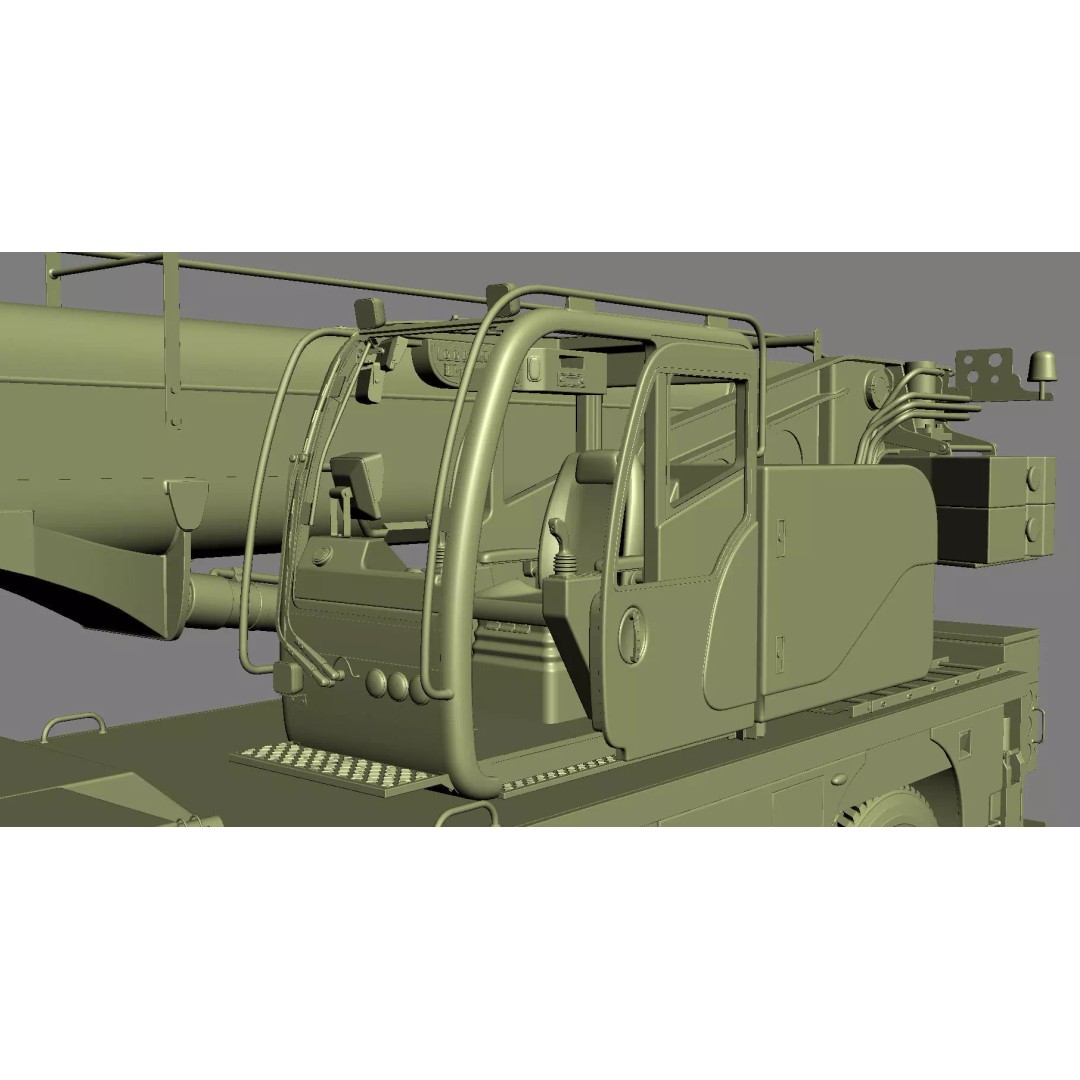 Terex Challenger 3160 Mobile Crane 3D Model – Detailed All Terrain Asset, FBX, OBJ - View 37