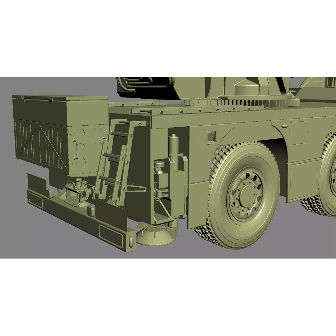 Terex Challenger 3160 Mobile Crane 3D Model – Detailed All Terrain Asset, FBX, OBJ - View 39