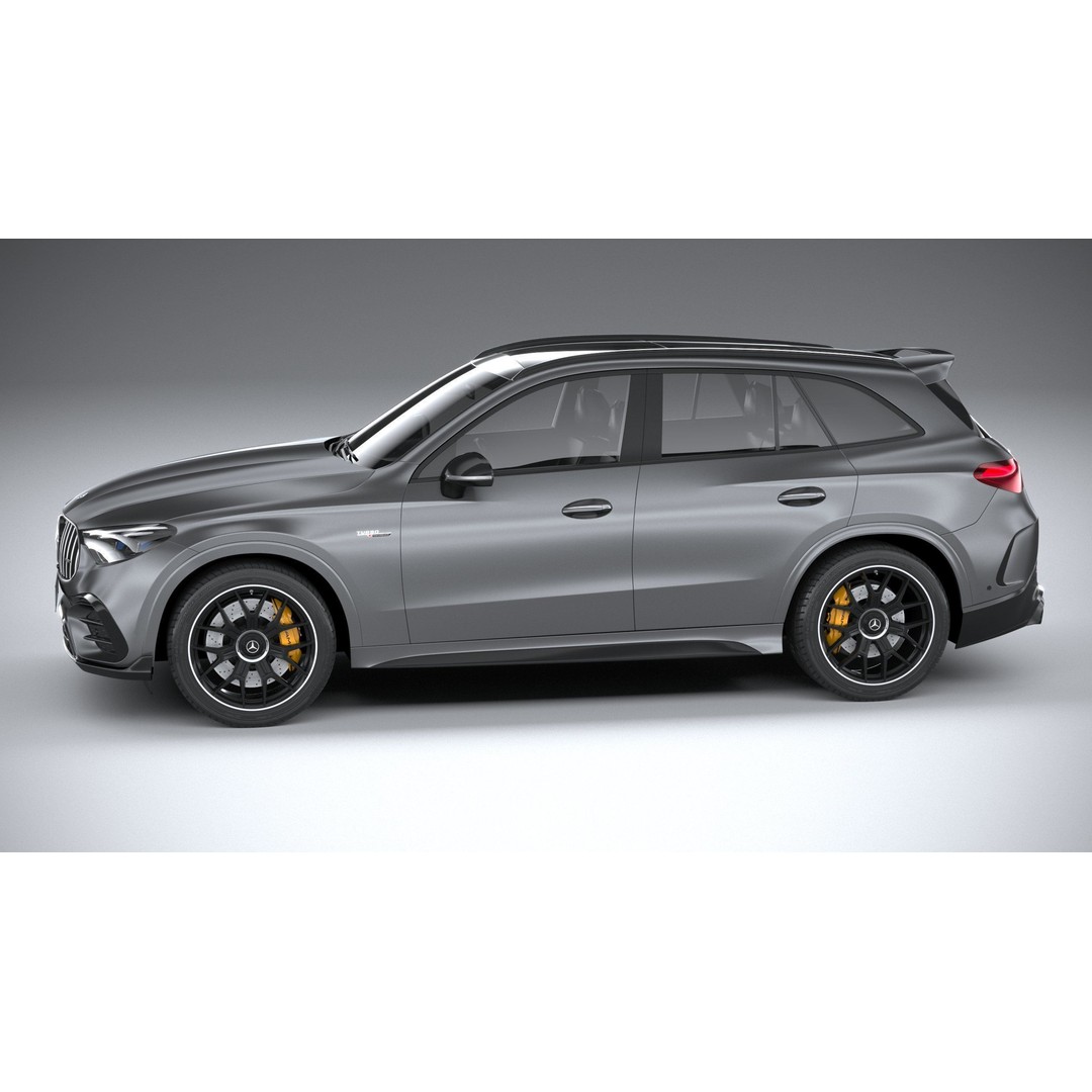Mercedes-Benz GLC63 S AMG E Performance 2024 3D Model – High Poly Game Asset, FBX, OBJ - View 10