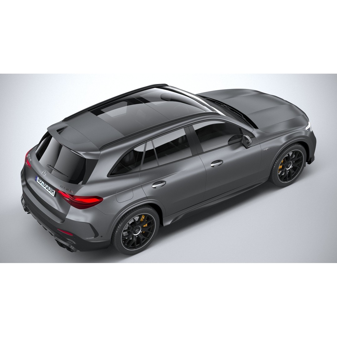 Mercedes-Benz GLC63 S AMG E Performance 2024 3D Model – High Poly Game Asset, FBX, OBJ - View 12