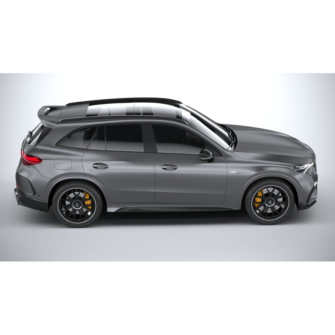 Mercedes-Benz GLC63 S AMG E Performance 2024 3D Model – High Poly Game Asset, FBX, OBJ - View 13