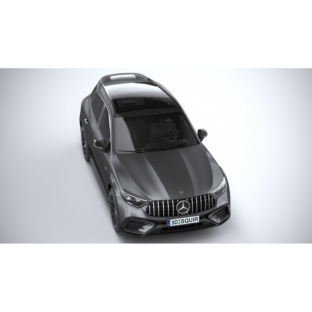 Mercedes-Benz GLC63 S AMG E Performance 2024 3D Model – High Poly Game Asset, FBX, OBJ - View 14