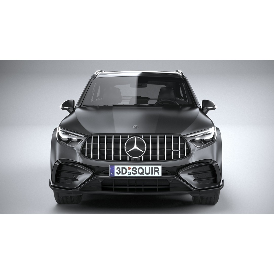 Mercedes-Benz GLC63 S AMG E Performance 2024 3D Model – High Poly Game Asset, FBX, OBJ - View 15