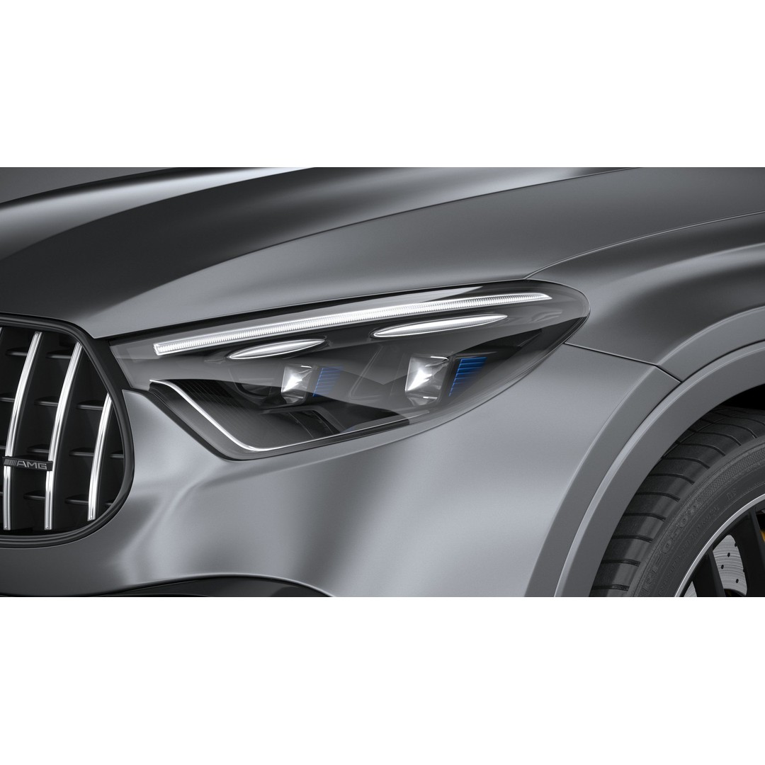Mercedes-Benz GLC63 S AMG E Performance 2024 3D Model – High Poly Game Asset, FBX, OBJ - View 16