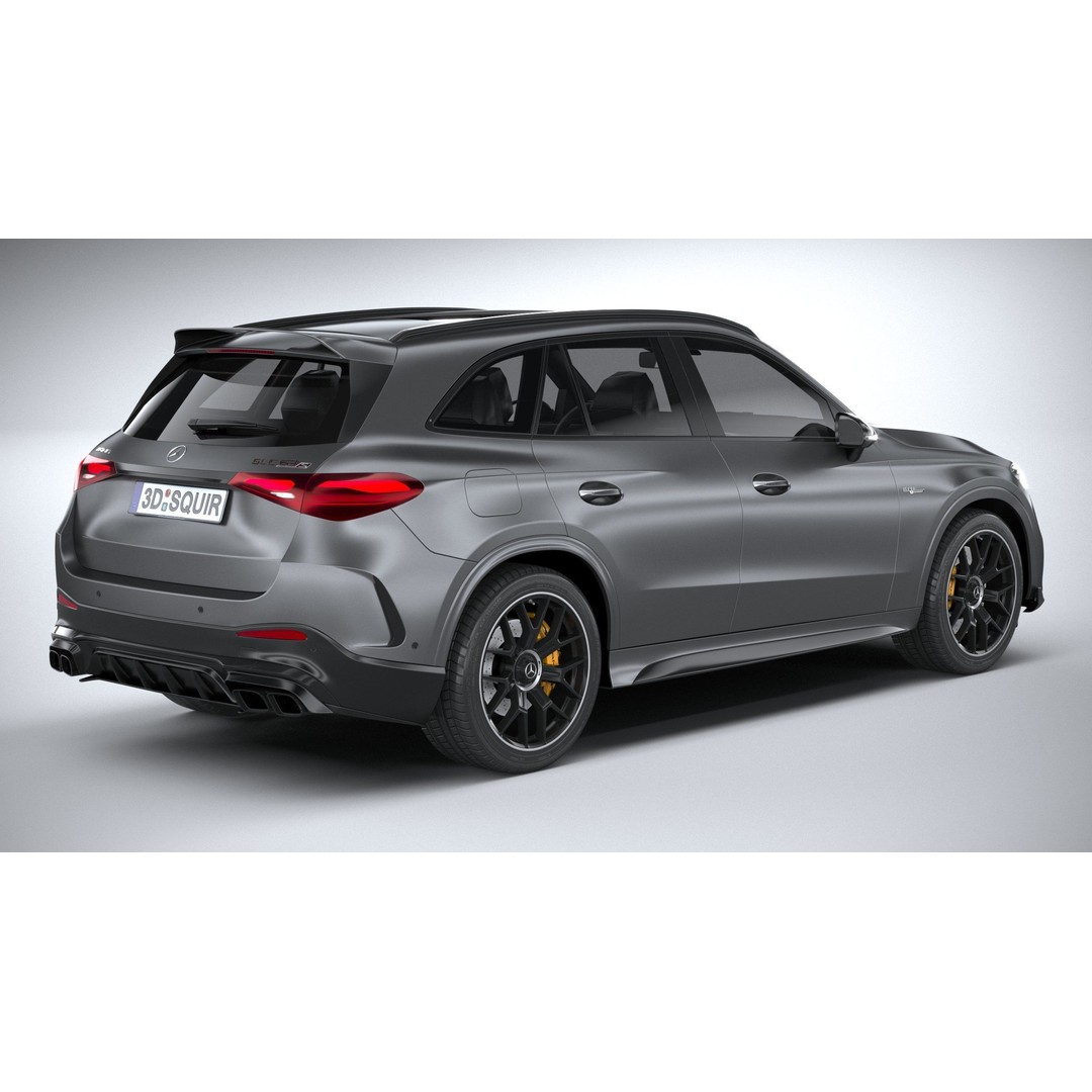 Mercedes-Benz GLC63 S AMG E Performance 2024 3D Model – High Poly Game Asset, FBX, OBJ - View 19