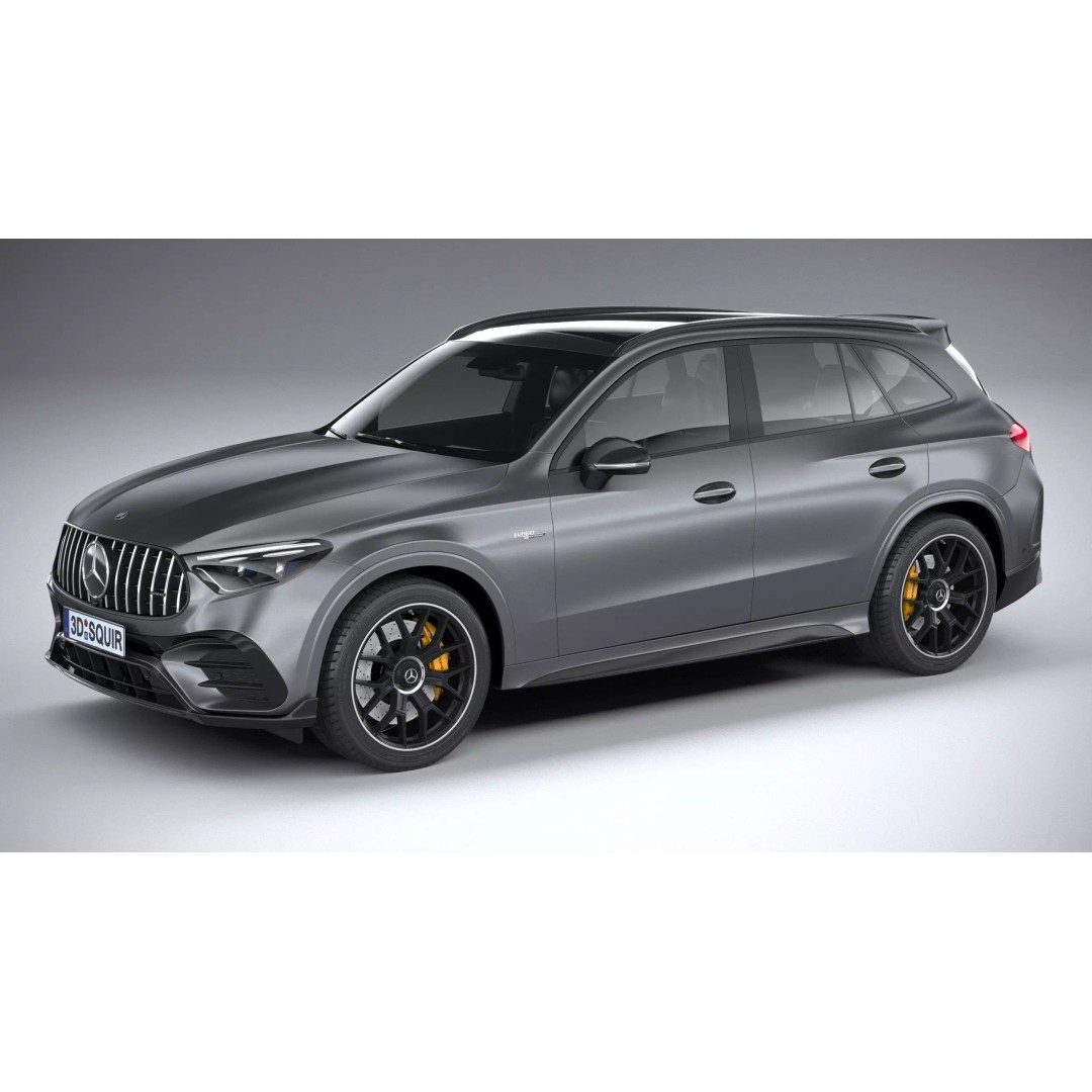 Mercedes-Benz GLC63 S AMG E Performance 2024 3D Model – High Poly Game Asset, FBX, OBJ - View 2