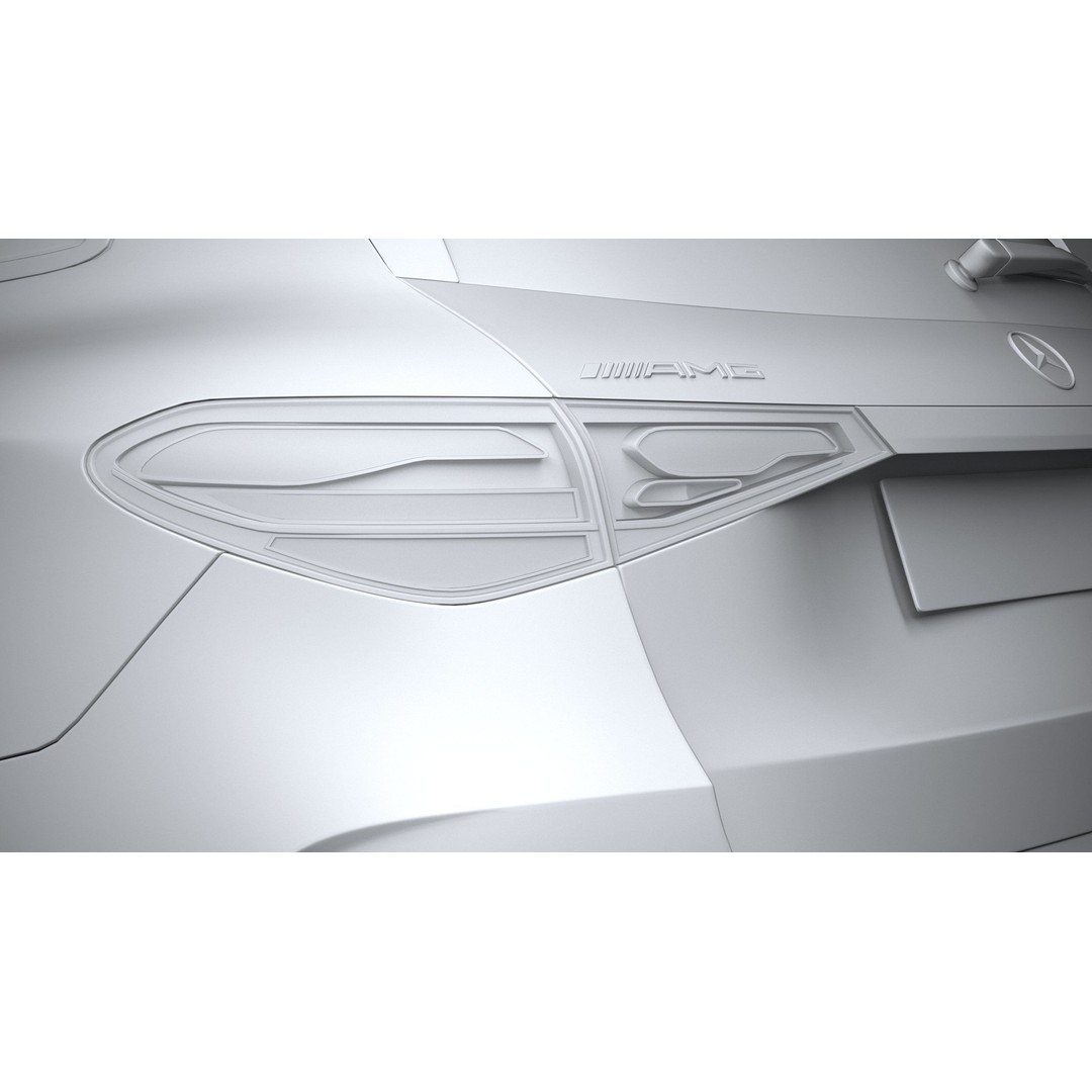 Mercedes-Benz GLC63 S AMG E Performance 2024 3D Model – High Poly Game Asset, FBX, OBJ - View 26