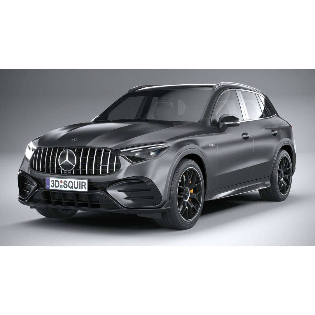 Mercedes-Benz GLC63 S AMG E Performance 2024 3D Model – High Poly Game Asset, FBX, OBJ - View 4