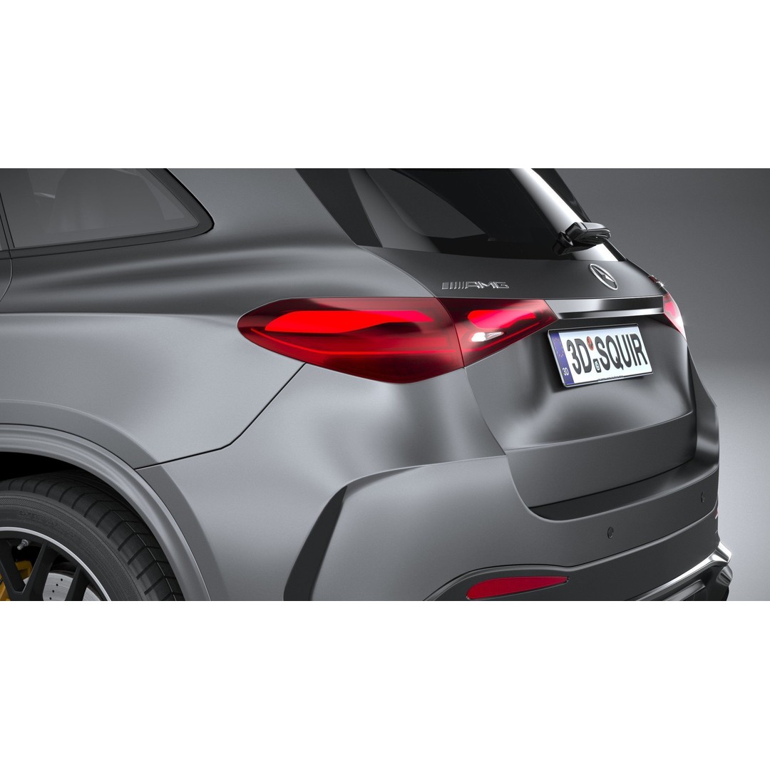 Mercedes-Benz GLC63 S AMG E Performance 2024 3D Model – High Poly Game Asset, FBX, OBJ - View 8