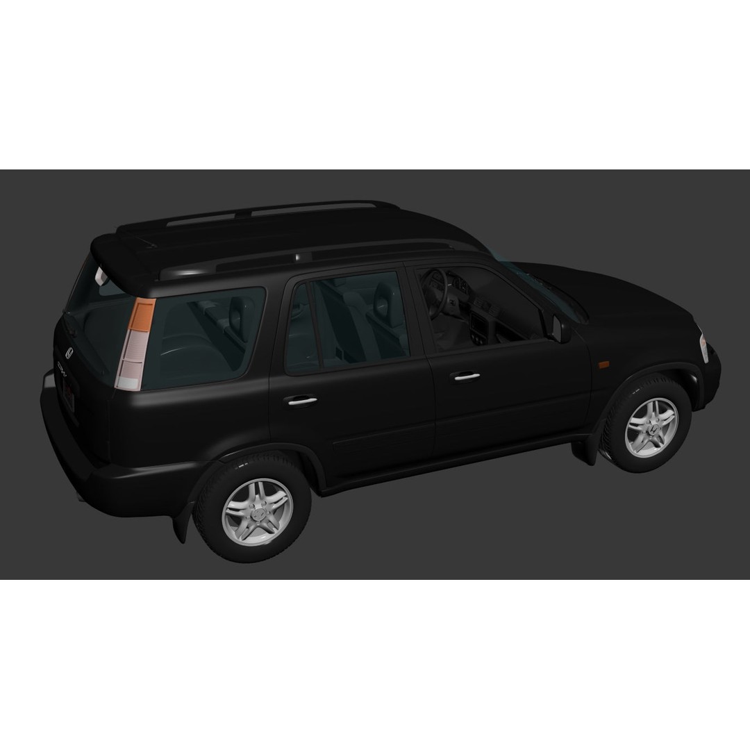 Honda CR-V JDM 2001 3D Model – High Poly SUV Asset, FBX, OBJ - View 15