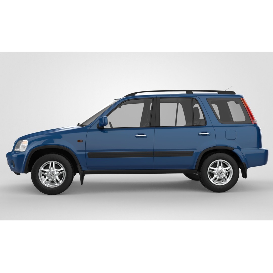 Honda CR-V JDM 2001 3D Model – High Poly SUV Asset, FBX, OBJ - View 3