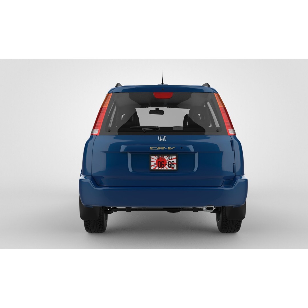 Honda CR-V JDM 2001 3D Model – High Poly SUV Asset, FBX, OBJ - View 6