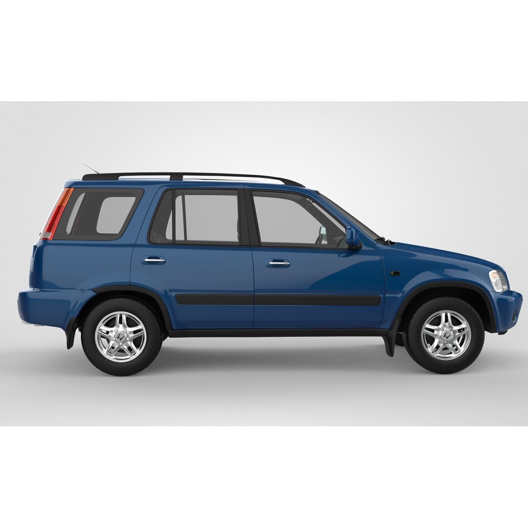 Honda CR-V JDM 2001 3D Model – High Poly SUV Asset, FBX, OBJ - View 9