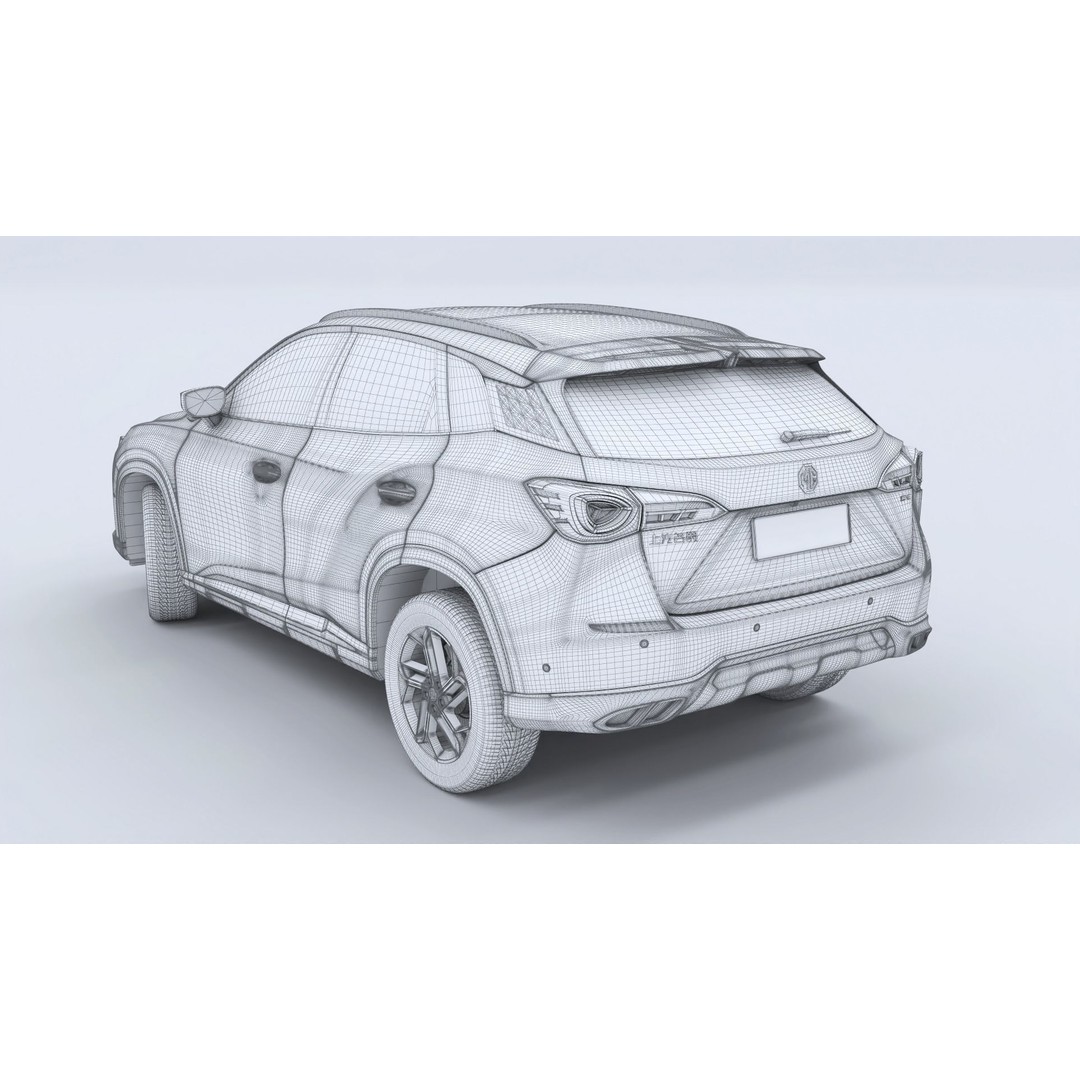 MG ONE 3D Model – Compact SUV, Rigged, Game-Ready, FBX, OBJ - View 14