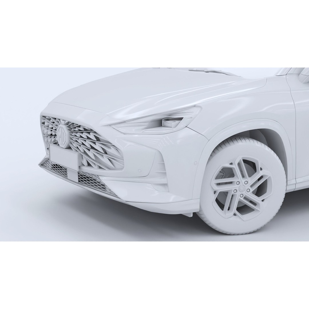 MG ONE 3D Model – Compact SUV, Rigged, Game-Ready, FBX, OBJ - View 17
