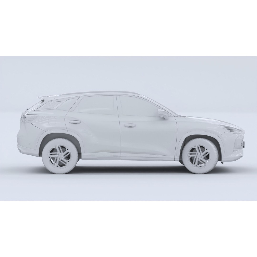 MG ONE 3D Model – Compact SUV, Rigged, Game-Ready, FBX, OBJ - View 18
