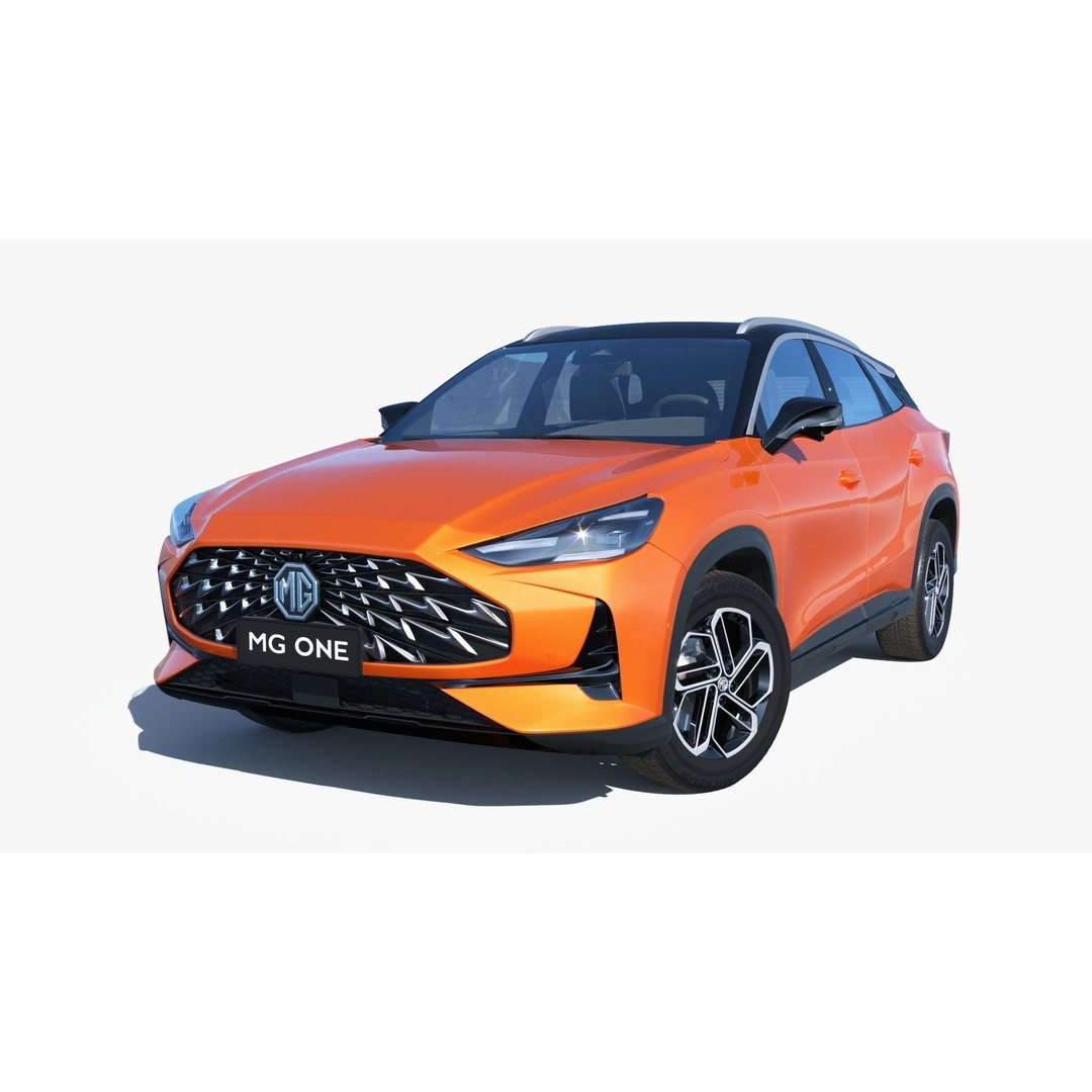 MG ONE 3D Model – Compact SUV, Rigged, Game-Ready, FBX, OBJ - View 4