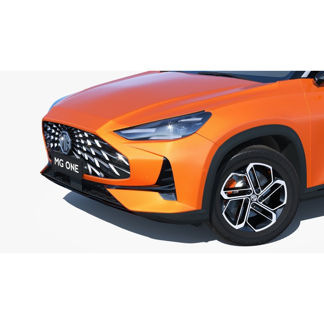 MG ONE 3D Model – Compact SUV, Rigged, Game-Ready, FBX, OBJ - View 7