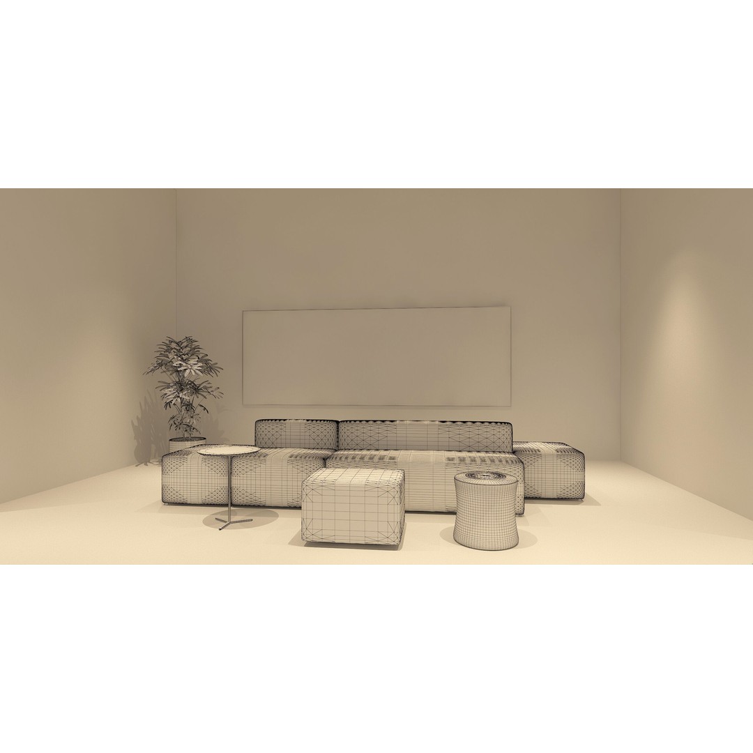 Car Dealership 3D Model – Realistic Exterior Building, FBX, OBJ