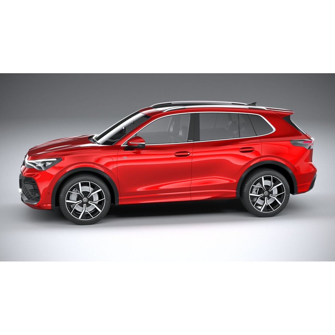 Volkswagen Tiguan R 2024 3D Model – High Poly SUV with VRAY and Corona Setups - View 10
