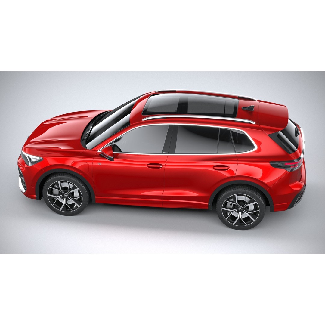 Volkswagen Tiguan R 2024 3D Model – High Poly SUV with VRAY and Corona Setups - View 11