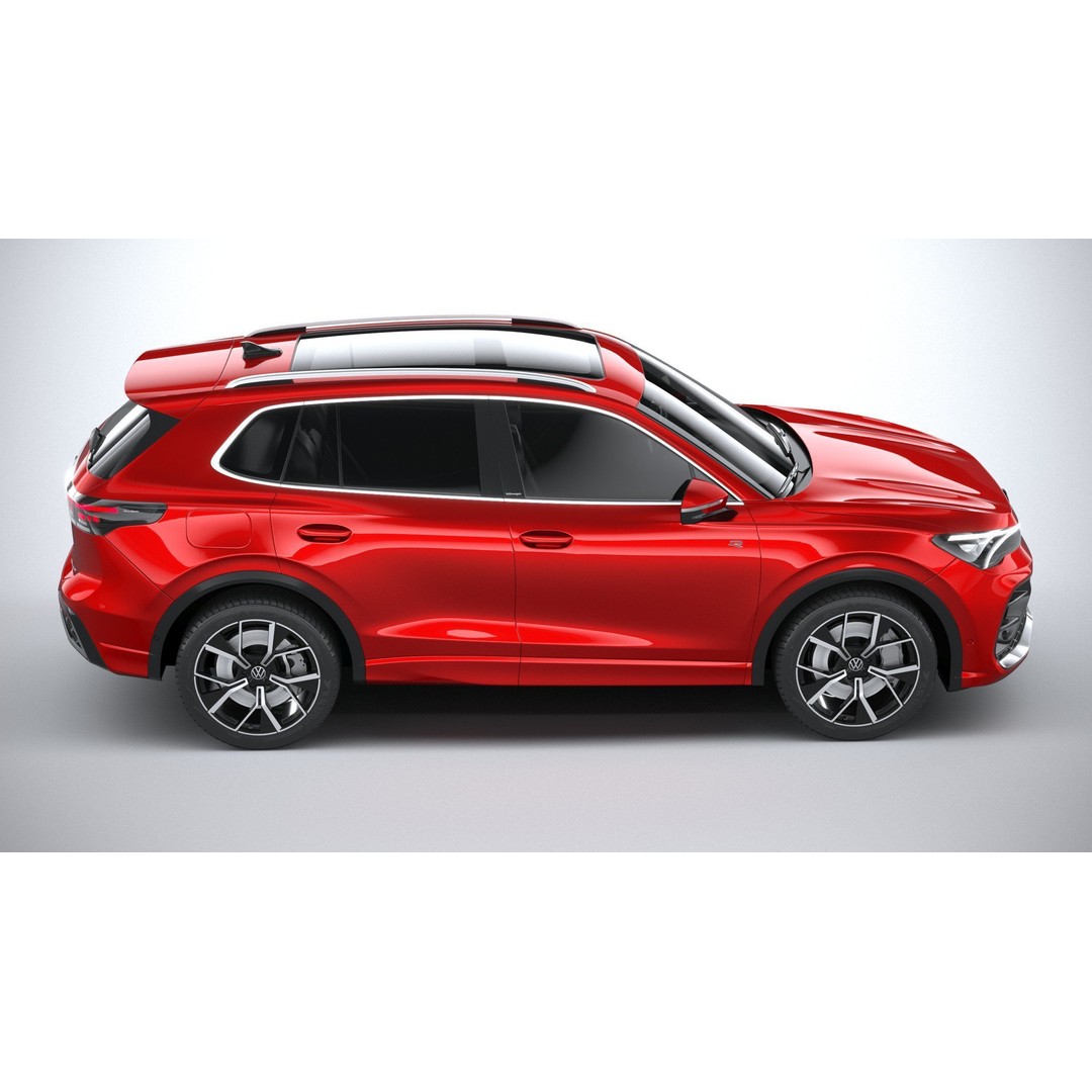 Volkswagen Tiguan R 2024 3D Model – High Poly SUV with VRAY and Corona Setups - View 13