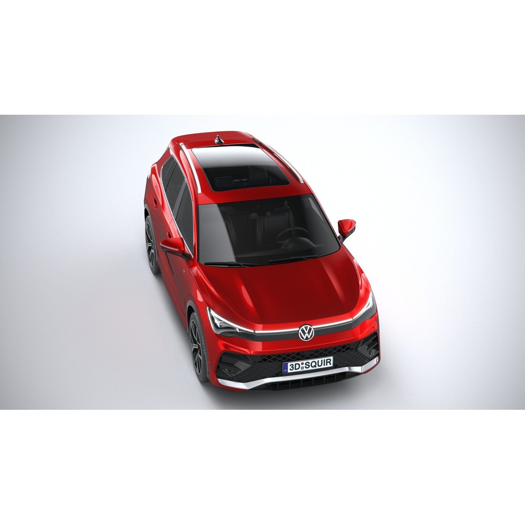 Volkswagen Tiguan R 2024 3D Model – High Poly SUV with VRAY and Corona Setups - View 14