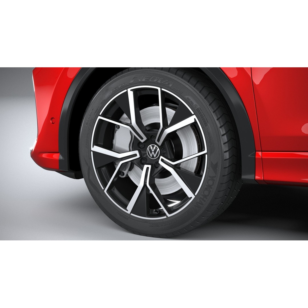 Volkswagen Tiguan R 2024 3D Model – High Poly SUV with VRAY and Corona Setups - View 18